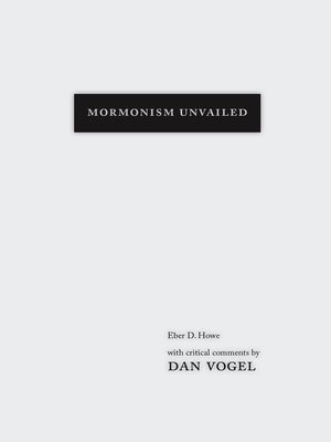 cover image of Mormonism Unvailed